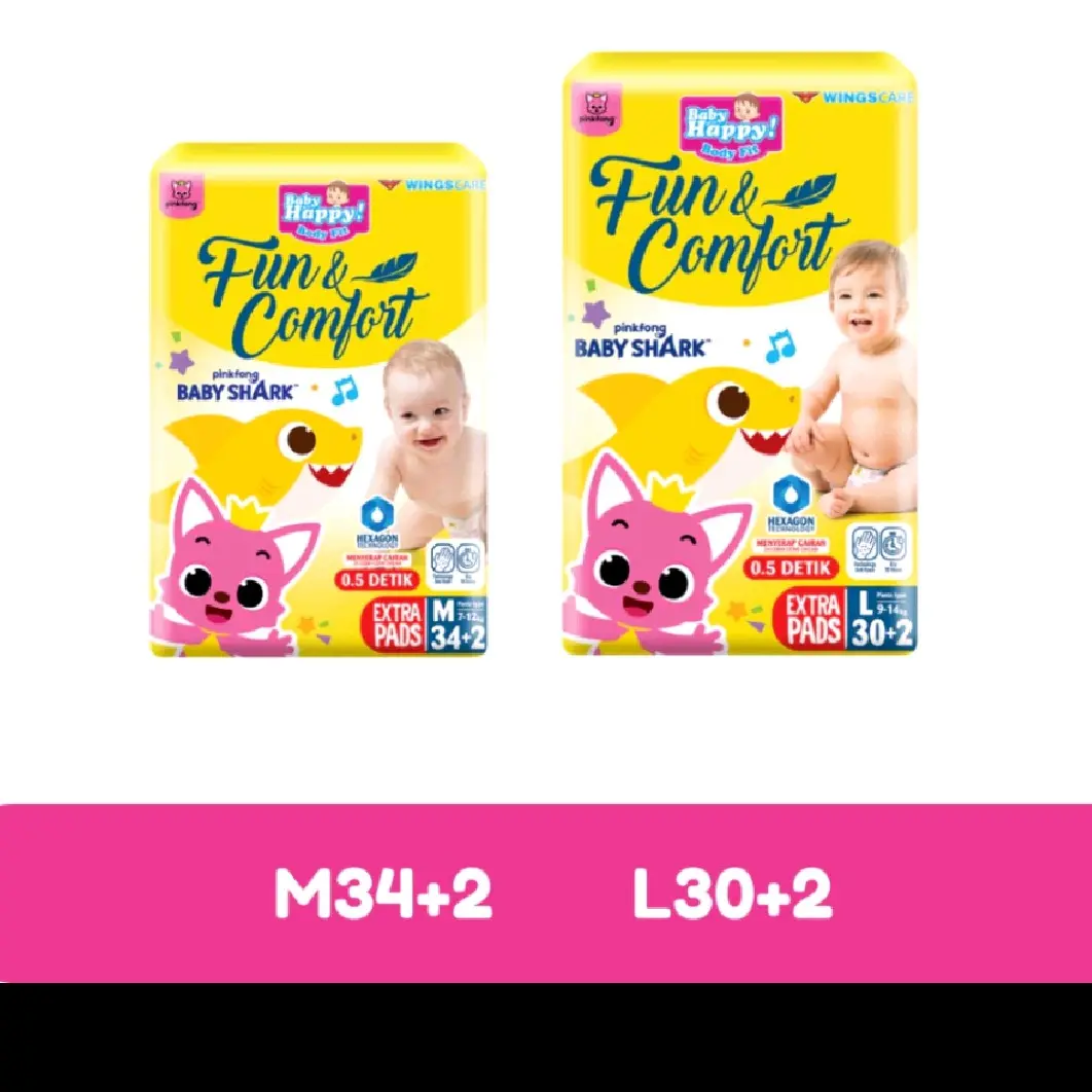Baby Happy Pants Pinkfong M L