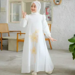 Gamis Anak Terbaru Shafza Kids Sett Pasmina Dress Anak Perempuan Gamis Premium Anak Remaja Wanita Muslim