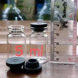 10 pcs - Botol Kaca Vial 5ml / Botol Souvenir 5 ml