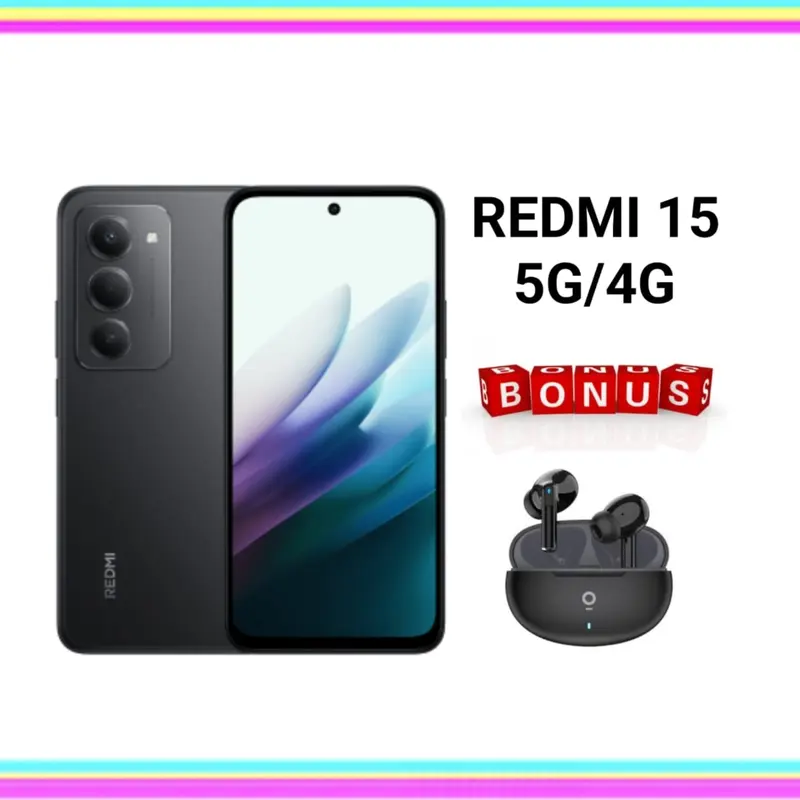 [ EXCLUSIVE IRVANGALIH ] XIAOMI REDMI 15 8/128 & 8/256 NEW GARANSI RESMI