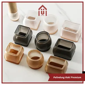 UNISO - PELINDUNG KAKI MEJA PREMIUM ALAS PELINDUNG KAKI MEJA MOTIF BULAT KOTAK PERSEGI PANJANG