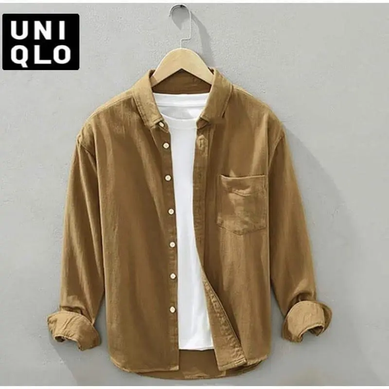 Kemeja uniqqlo kemeja pria kemeja polos kemeja kekinian