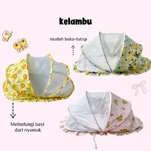 Kelambu Lipat karakter lucu Bayi Nyamuk