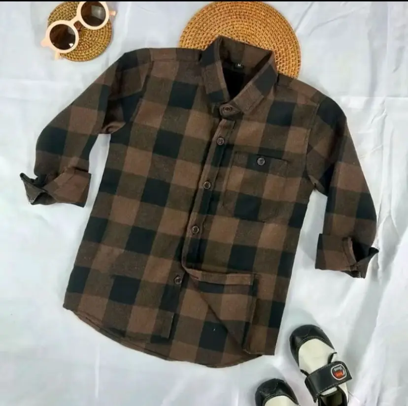 BAJU KEMEJA FLANEL ANAK LAKI-LAKI DAN PEREMPUAN USIA 1-10 TAHUN ATASAN ANAK LAKI-LAKI DAN PEREMPUAN TERBARU LENGAN PANJANG