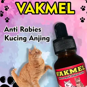 VAKMEL Pencegah Rabies Kucing dan Anjing Anti Rabies Kucing Anti Rabies Anjing Obat Rabies