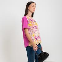 Gambar SISTER'S Blouse - Blus Atasan Wanita Katun Motif Kombi Kaos S9283 (JS) - Pink, M (T2) dari Sisters Fashion Group Kota Administrasi Jakarta Utara 4 Tokopedia