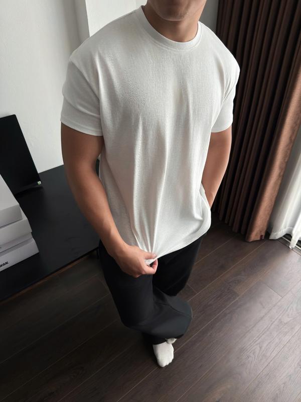 Áo Thun Cleanfit Cotton Tencel WWAN Form Gọn Ôm Vai Tôn Dáng Vải Mềm Mát Cao…