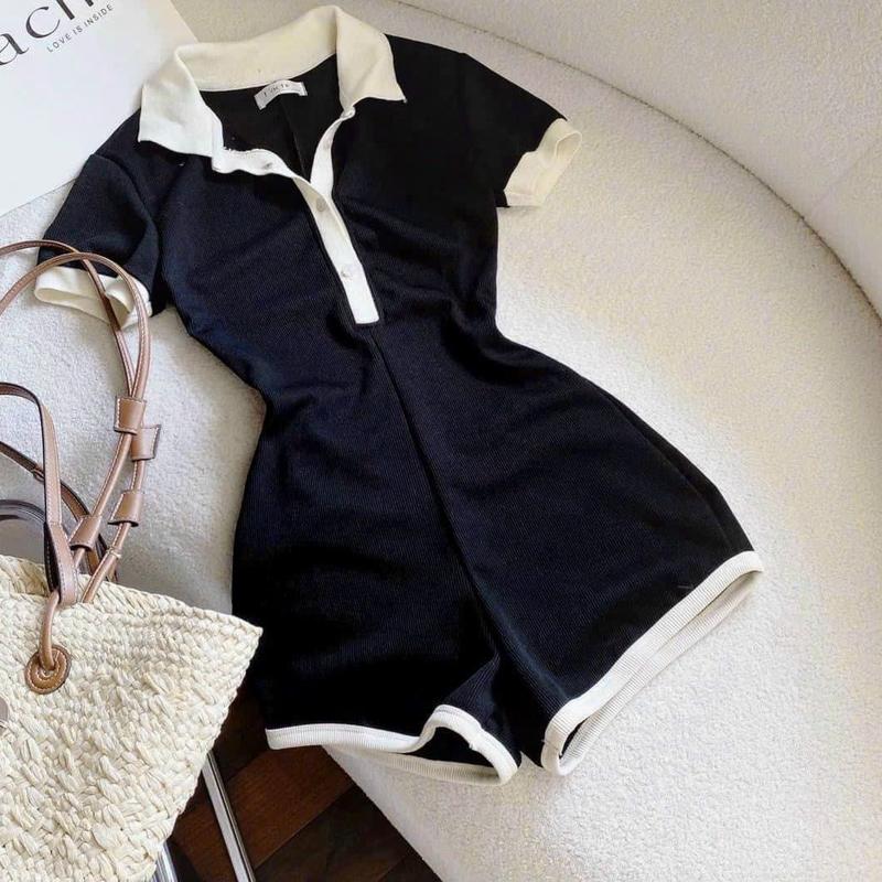 Jumpsuit bikini đi biển đi bơi chất gân tăm xinh xắn Voi Nữ Women