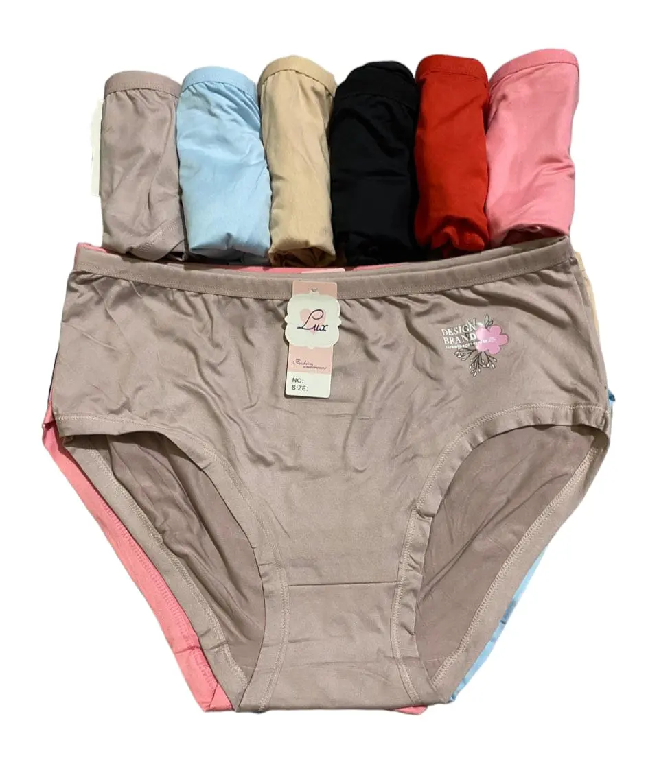 Celana dalam wanita jumbo max bb 81/92 kg/bahan spandek/lusinan /3pcs/6pcs/12pcs Katun Lembut Dewasa