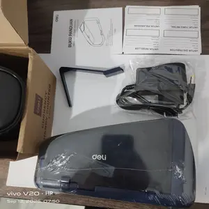 Deli Mesin Penghitung Uang Portable Mini / Money Counter Bill Counter Handy Portabel Layar LED Digital CT985