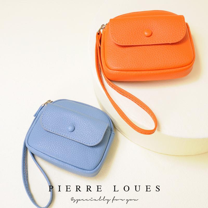 Ví Nữ Ngắn, Màu Trơn Ví Đựng Thẻ Tiền Xu Nhiều Màu, Cầm Tay, Thích Hợp Đi Lại Và Học Sinh, Nhiều Màu Có Sẵn