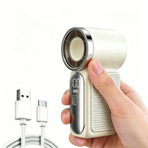 携帯用ミニハンディ扇風機、多用途ミニハンディ扇風機、強力なポータブルファン（高回転モーター）、充電式バッテリー、男女兼用のポケットサイズトラベルガジェット、メイク時にも最適、ギフトに最適