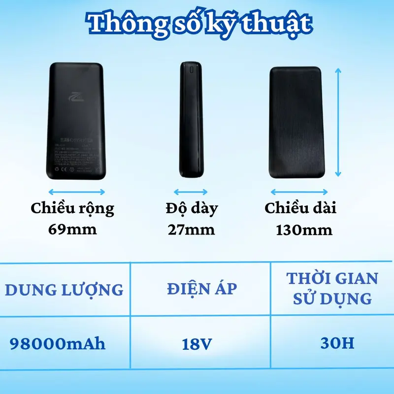 [COMBO 2 BỘ] Áo điều hòa quạt gió công nghệ nhật bản pin trâu 98000mAh chạy tối đa 30h, Áo chống nắng bảo hộ lao động có quạt làm mát chống nóng, chống sốc nhiệt mùa hè 7