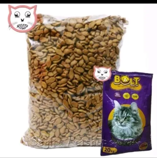 Bolt Ikan Makanan Kucing Berukuran 250grm