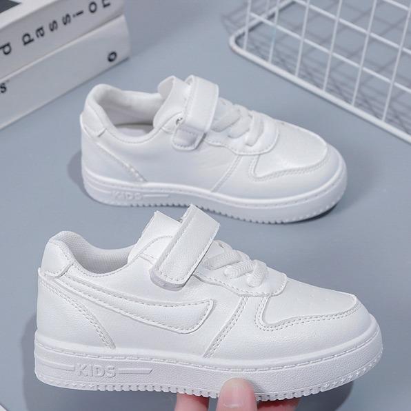 Giày Cao Su, Màu Trắng, Dành Cho Trẻ Em, Unisex, Thời Trang, Giày Thể Thao, Hàng Mới Về 0