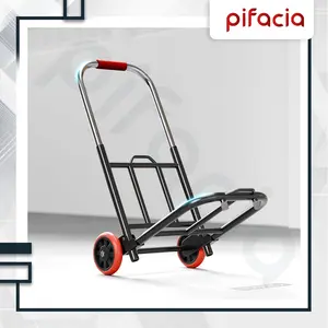 PIFACIA Trolley Tarik Lipat Besi Premium Kapasitas 80-100kg Kuat Pengangkut Portable Tahan Lama dan Serbaguna