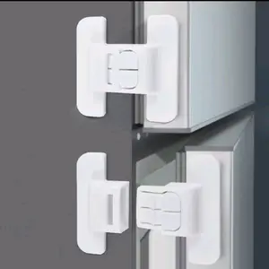 Kunci Kulkas Kunci Pengaman Pintu Lemari Kulkas Pengait Pintu Kulkas Safety Lock Kunci Pelindung Dari Anak-Anak Bayi