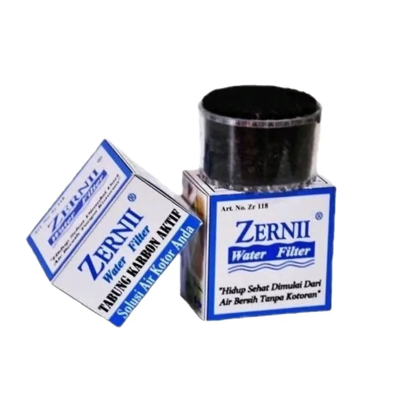 Ready Saringan Karbon Tabung Refill Isi Carbon Aktif Untuk Filter Air Zernii / Bening Untuk Menyaring Air Yang Bau Pembersihan Diri Pemurnian Air
