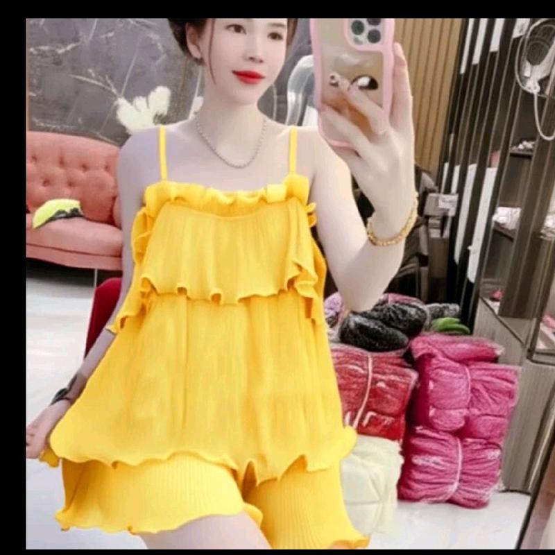 SÉT DẬP LY HAI TỪNG QUẦN ĐÙI KHÔNG TÚI FOM NỮ