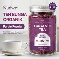 Gambar NUTIVER Purple Rosella Tea Organik 40gr | Teh Rosella Ungu Herbal Premium Loose Leaf - PURPLE ROSELLA TEA, 10 GR (POUCH) dari NUTIVER.ID Kota Tangerang Selatan 1 Tokopedia