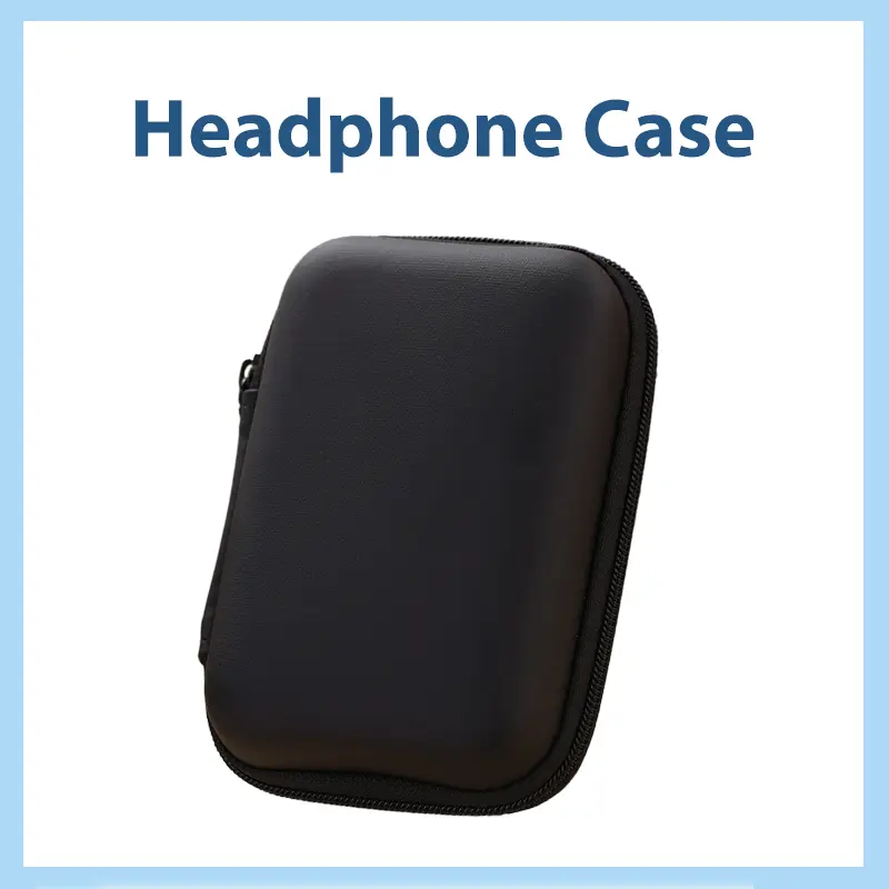 Tas headphone tas persegi panjang Tas penyimpanan headphone