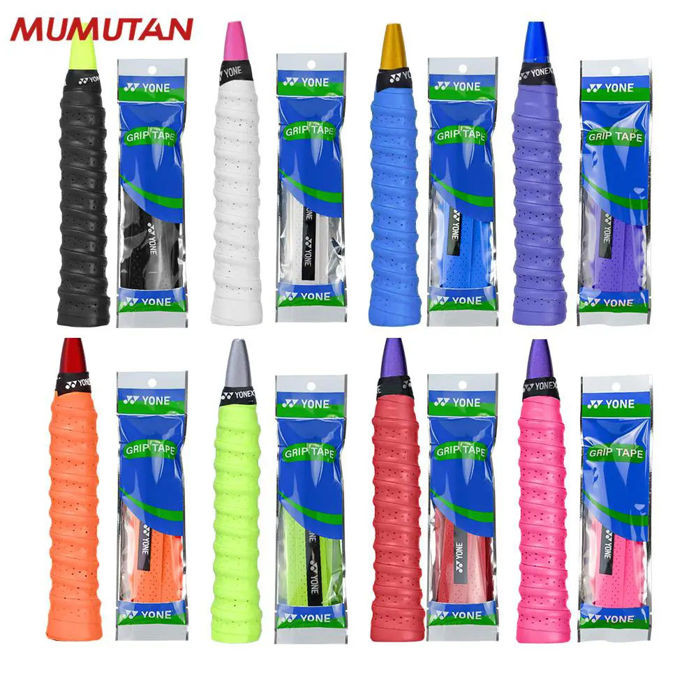 Cengkaman Raket Badminton, Y Y, 1Pc, Dengan Batang Memancing, Cengkaman Pita Peluh, Penyerap Tidak Licin, Sesuai untuk Semua Jenis Raket Tali Tangan grip Sports Latihan