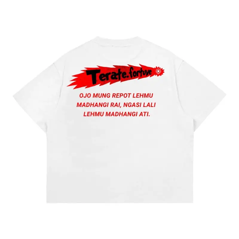 TERATE FORTUNE | OJO MUNG MADHANGI RAI | KAOS UNISEX KATUN Combed 1