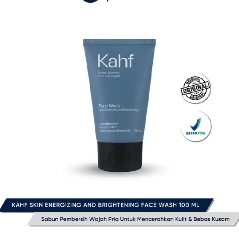 KAHF 100ml SKIN ENERGIZING and BRIGHTENING face wash 1