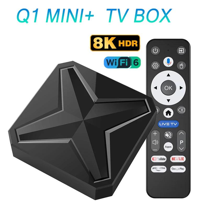 TV Box Q1 MINI+ Android 14.0 RK3518 BT5.4 8K Wifi6 Điều Khiển Từ Xa Bằng Giọng…