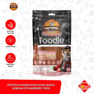 Makanan Anjing Petopia treats Foodie Dog Snack 70 Gram