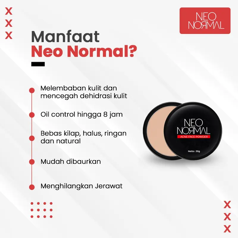 NEO NORMAL Acne Face Powder (Penghilang Jerawat / Anti Acne) 2