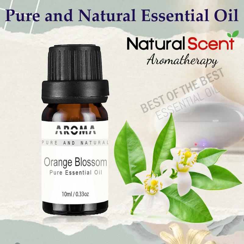 Orange Blossom Pure Essential Oil (10ml) Aromatherapy Oil for Skin Care, Hair Care, Bath,  Humidifier, Diffuser, Relax 0