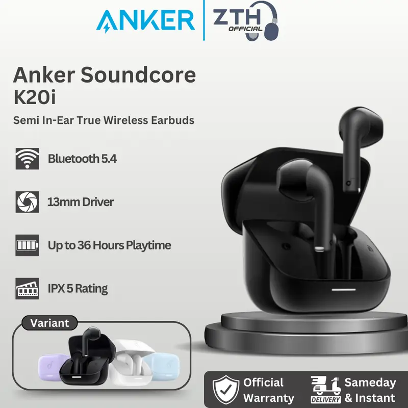 Anker Soundcore K20i TWS True Wireless In-Ear Earbuds Earphone 0