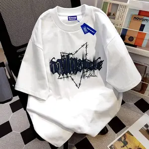 0001 E KAOS DISTRO DENGAN MOTIF BINTANG DAN KAWAT BERDURI / KAOS PRIA&WANITA LENGAN PENDEK App