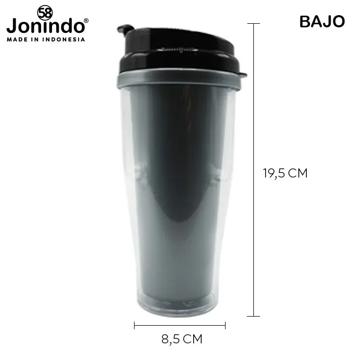 Botol Minum Plastik Insert Paper Bajo Merk Jonindo 1