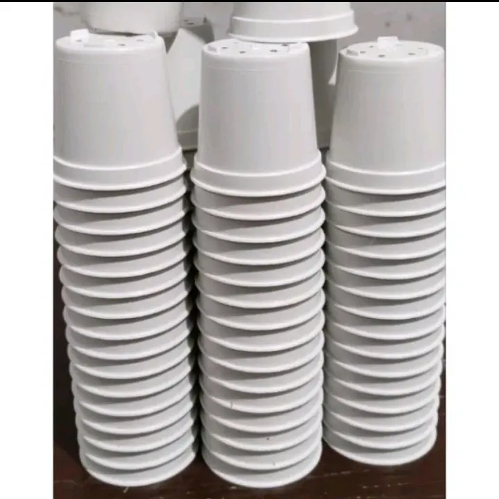 pot putih untuk tanaman 20 pcs 0