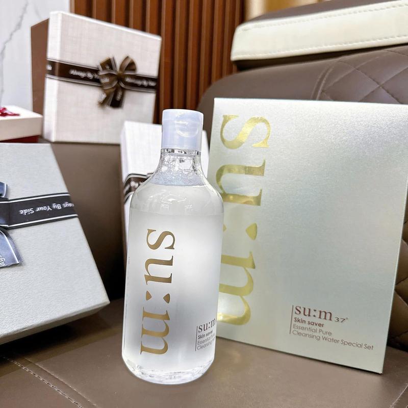  M29. TÁCH SÉT Nước Tẩy Trang SUM 400ml – Làm Sạch Dịu Nhẹ Dưỡng Ẩm Và Chăm Sóc Da Cosmetic Mỹ Phẩm 