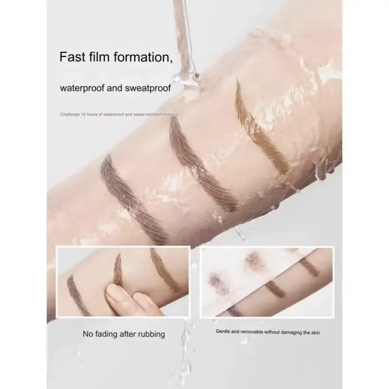 Model Tingkatan New Double Tip Eyebrow Pencil/ Pensil alis 2 cabang Lembut Long-Lasting 12H Tahan air Tahan Keringat Waterproof {COD} 3
