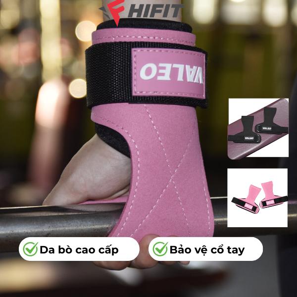 Một đôi Găng Tay Tập Gym Trợ Lực VALEO Tập Kéo Lưng Lifting Straps Đa Năng Hỗ Trợ Các Bài Tập Tạ Tập Xà Chống Trơn Trượt Bao Tay