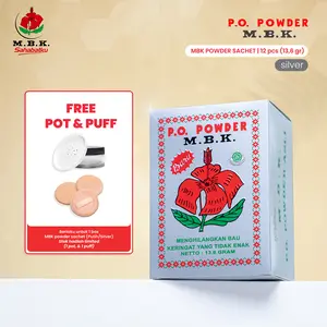 MBK Powder Silver Sachet (Free Pot & Puff) - Silver Sachet