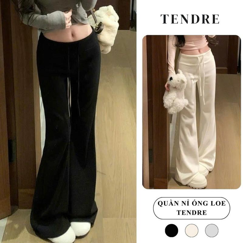 (Deal Mở Bán ) Quần Ống Loe Lưng Thường – Dáng Chuẩn Hàn, Mặc Lên Đứng Form, Che Bụng Đùi, Không Kén Dáng L19