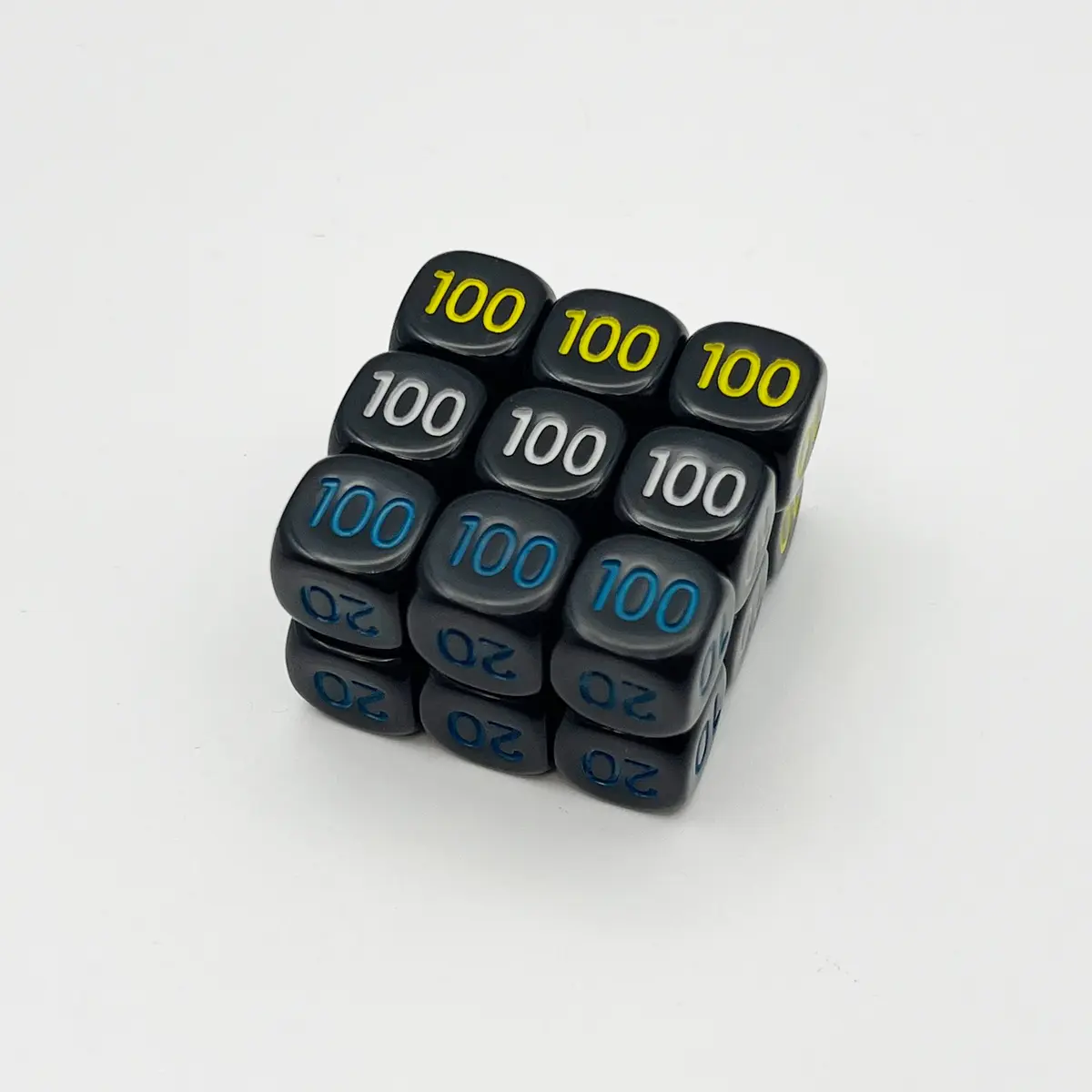 Pokémon PTCG Radiant Energy First Shot Damage Indicator Dice Black Yellow/Black White/Black Blue PTCG Peripheral Accessories Dice Set of 6 TCG Swap Card Game