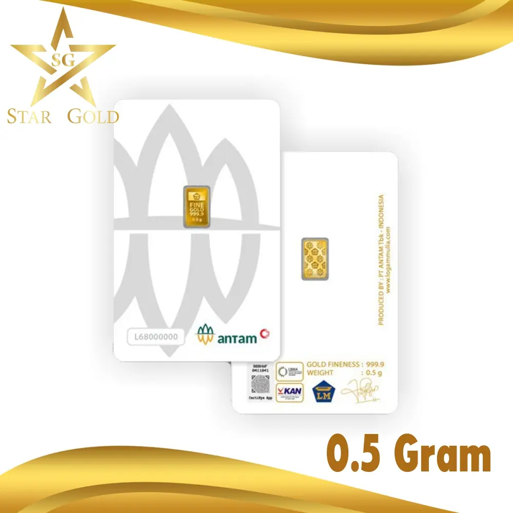 Emas Logam Mulia Antam CertiCard 2025
