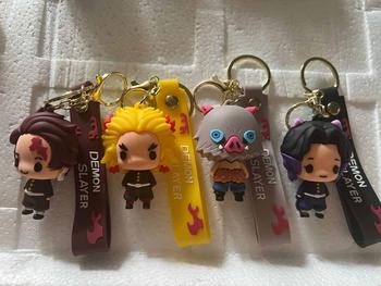 Product Review of Gantungan Kunci Karakter Lucu Gemoy Demon Slayer Kartun Anime Tas HP Tali Kunci Hadiah Souvenir keychain y2k backpack from a**a n**a 0