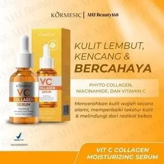 Sama seperti Michelle Ziudith  T1.「Beli 2 Dapat 3」BPOM-KORMESIC Serum Muka dengan Vitamin C + Kolagen untuk Mencerahkan dan Mengurangi Kerutan 30ml - Wajah Memudarkan Kering  Essence Hitam Perawatan Mengencangkan 6