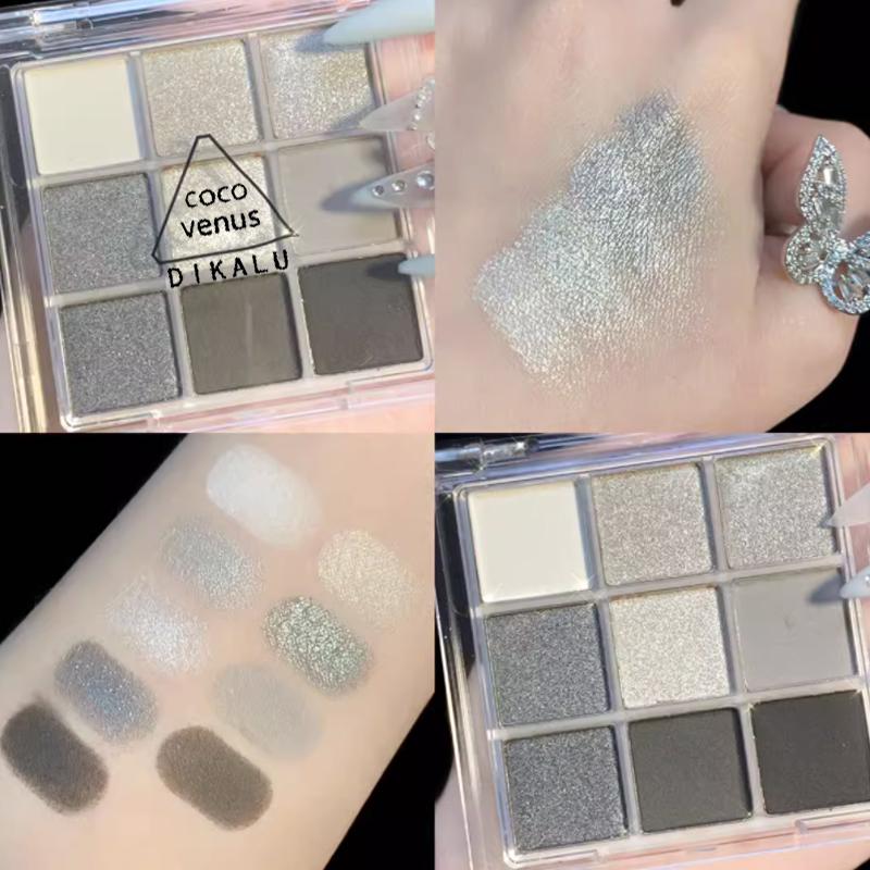 FEPO Bảng Phấn Mắt 9 Màu Đen Chống Nước Chống Mồ Hôi Tiện Dụng