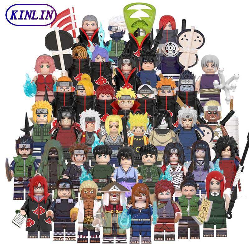 Mô Hình Hành Động Naruto Đồ Chơi Khối Lắp Ráp Có Naruto Sasuke Kakashi Mitsuki Và Anime Nhân Vật Khối Lắp Ráp Mini
