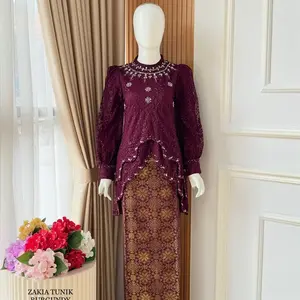 Kebaya ZAKIA Tunik SET Songket New Fashionn