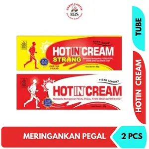 [2PCS] Hotin Cream Tube 30gr Travel Size - Hot in Krim Meringankan Pegal Linu & Nyeri Otot