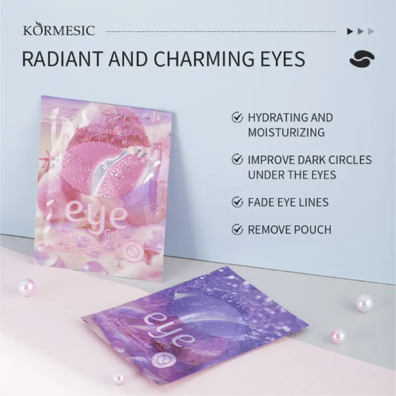 Kormesic Eye Mask Patch Gel Masker Mata Marine Collagen Mermaid Nourish Moisture Anti-Wrinkle Mengencangkan KO005 1
